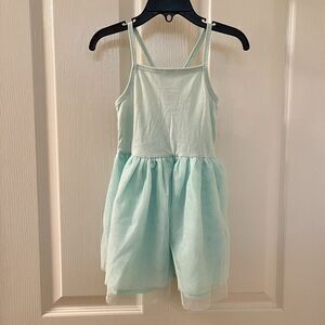 Old Navy Girls Mint Green Tutu Tank Dress Size 3T